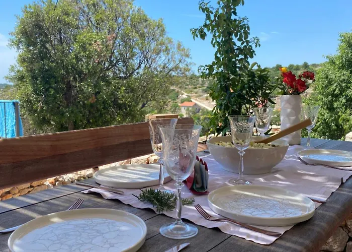 Peaceful & Secluded Retreat House Kod Kapetana Hvar Veliko Grablje