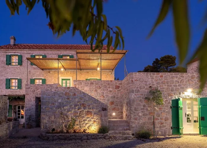 Peaceful & Secluded Retreat House Kod Kapetana Hvar Prázdninový dům Veliko Grablje